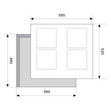 Индукционная варочная поверхность LEX EVI 640 F BL - фото 6