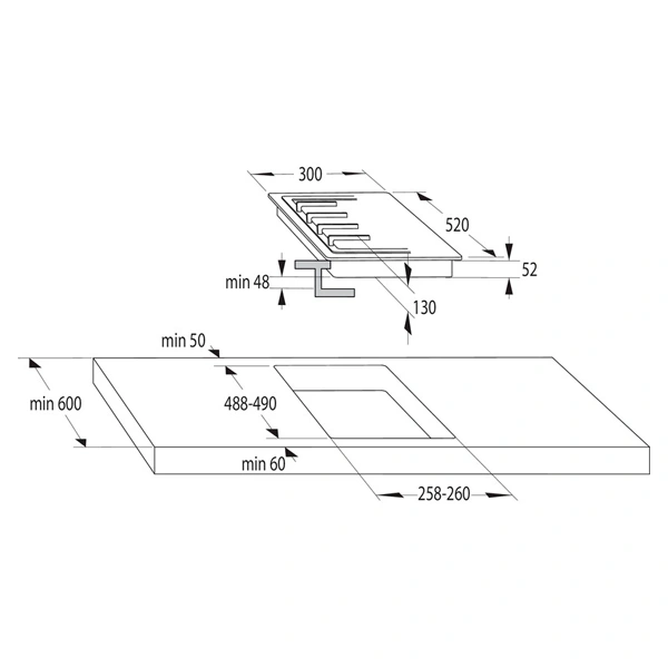 Комплект Газовая варочная поверхность Gorenje GC321B + Духовой шкаф Gorenje BOS6737E20FBG  - фото 5