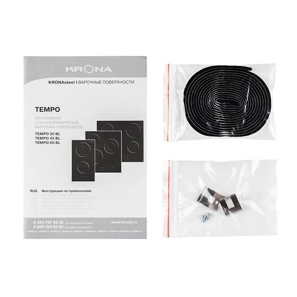 Электрическая варочная поверхность Krona Tempo 60 BL - фото 4