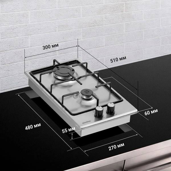 Газовая варочная поверхность Simfer H30V20M416 - фото 5