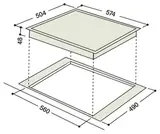 Электрическая варочная поверхность Hotpoint-Ariston KRC 641 DX - фото 2