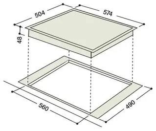 Электрическая варочная поверхность Hotpoint-Ariston KRC 641 DX
