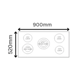 Электрическая варочная панель Hausler 89HLB5S1 - фото 5