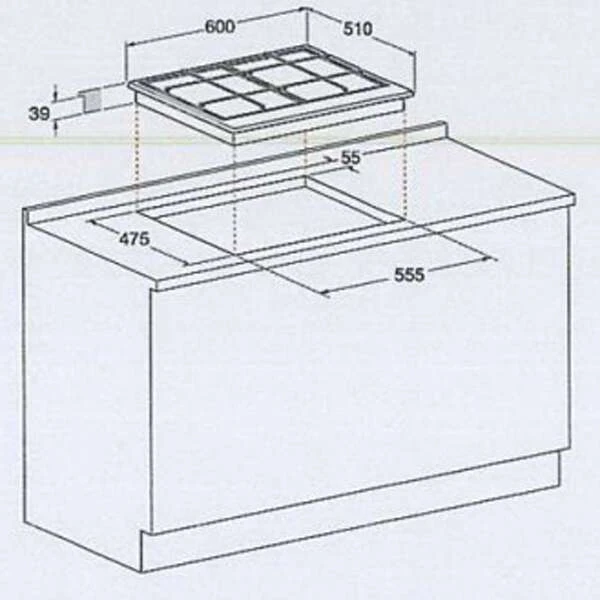 Hotpoint-Ariston электр пісіру беті PC 604 X/HA - фото 2