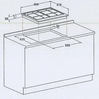 Hotpoint-Ariston электр пісіру беті PC 604 X/HA