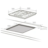 Газовая варочная поверхность Midea MG606B - фото 2