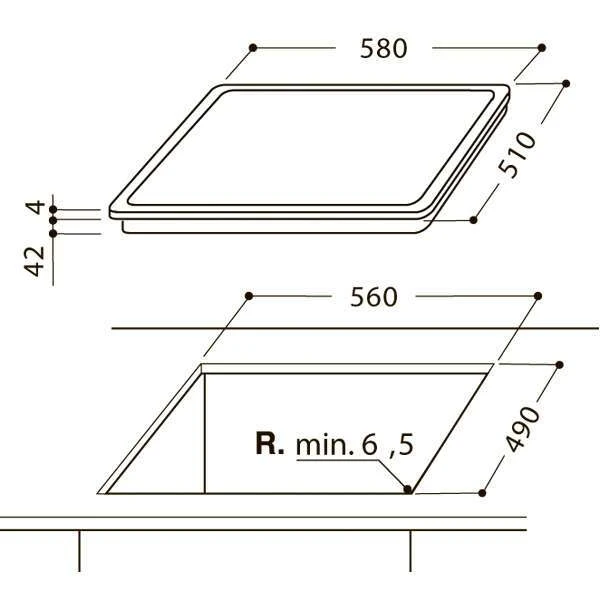 Электрическая варочная поверхность Whirlpool AKT 8130 BA - фото 4
