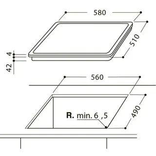 Электрическая варочная поверхность Whirlpool AKT 8130 BA