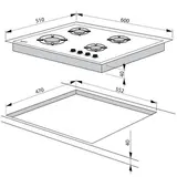 Газовая варочная поверхность Hansa BHGW63111035 - фото 2