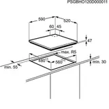 Газовая варочная поверхность Electrolux EGT96342YW - фото 2