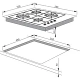 Газовая варочная поверхность Hansa BHGI 62017 - фото 3