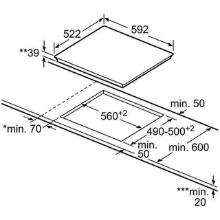 Bosch электр пісіру беті PKK611B17E