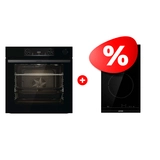 Комплект Электрическая варочная панель Gorenje ECT321BCSC + Встраиваемый духовой шкаф Gorenje BSA6737E15BG 