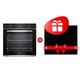 Жиынтық Beko электр пісіру беті HIC 64400 E + Встраиваемый духовой шкаф Beko BBIS13300XMSE 