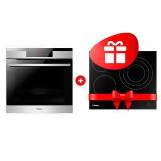 Жиынтық Hansa шыны керамикалық электр беті BHC66216 + Встраиваемый духовой шкаф Hansa BOEI697688 