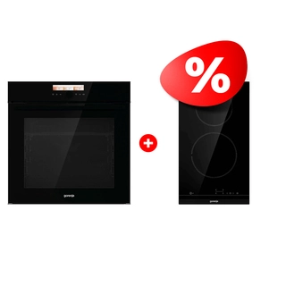 Комплект Электрическая варочная панель Gorenje ECT321BCSC + Встраиваемый духовой шкаф Gorenje BOP798S37BG 