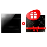 Комплект Электрическая варочная поверхность Hansa BHC66506 + Встраиваемый духовой шкаф Hansa BOEB697688 