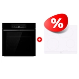 Комплект Электрическая варочная поверхность Gorenje ECT643WCSC + Встраиваемый духовой шкаф Gorenje BOS6747A01BG 