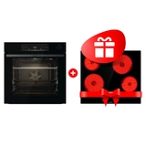 Комплект Стеклокерамическая варочная панель Gorenje ECT64BSCE + Встраиваемый духовой шкаф Gorenje BSA6737E15BG 