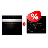 Жиынтық Gorenje электр пісіру беті ECT643SYB + Gorenje кіріктірілетін электр пеші BSA6737ORAB 