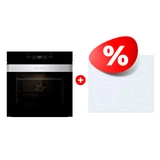 Комплект Электрическая варочная поверхность Gorenje ECT643SYW + Встраиваемый духовой шкаф Gorenje BSA6737ORAB 