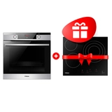 Жиынтық Hansa шыны керамикалық электр беті BHC66216 + Встраиваемый духовой шкаф Hansa BOEI684633 