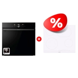 Комплект Электрическая варочная поверхность Gorenje ECT643WCSC + Встраиваемый духовой шкаф Gorenje BPSA6747DGWI 