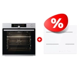 Комплект Электрическая варочная поверхность Gorenje ECT648ORAW + Встраиваемый духовой шкаф Gorenje BSA6747A04X 