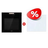 Комплект Электрическая варочная поверхность Gorenje ECT643SYW + Встраиваемый духовой шкаф Gorenje BOP798S37BG 
