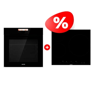 Жиынтық Gorenje электр пісіру беті ECT63ASC + Встраиваемый духовой шкаф Gorenje BOP798S37BG 
