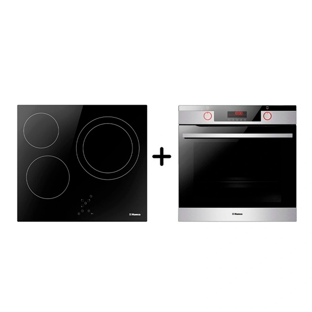 Жиынтық Hansa электр пісіру беті BHC66206 + Встраиваемый духовой шкаф Hansa BOEIS696677 