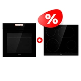 Комплект Электрическая варочная поверхность Gorenje ECS643BCSC + Встраиваемый духовой шкаф Gorenje BOP798S37BG 