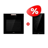 Жиынтық Gorenje электрлік пісіру беті ECT322BCSC + Встраиваемый духовой шкаф Gorenje BOP798S37BG 