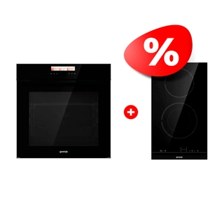 Жиынтық Gorenje электрлік пісіру беті ECT322BCSC + Встраиваемый духовой шкаф Gorenje BOP798S37BG 