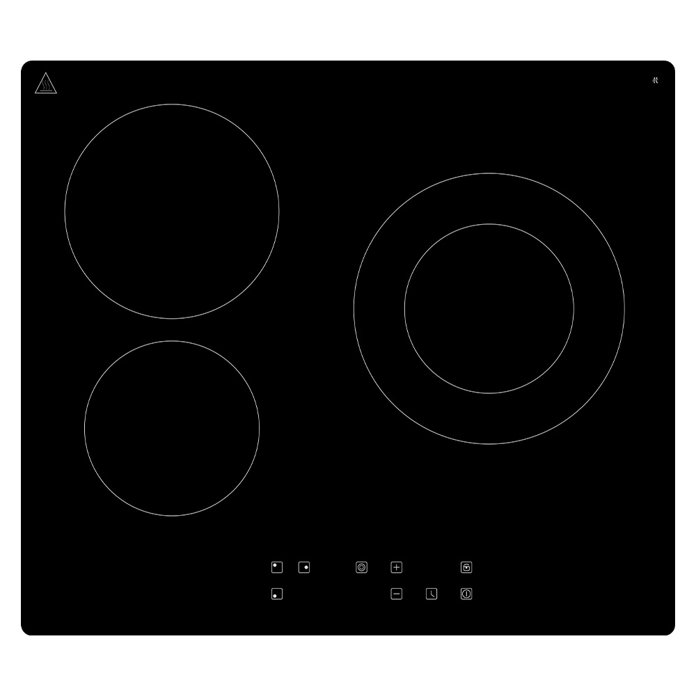 Стеклокерамическая варочная поверхность ARG XFC603T-B9D - фото 2