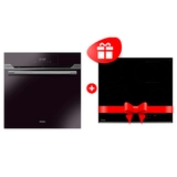 Жиынтық Haier шыны керамикалық плитасы HHY-C64ROVB + Haier кіріктірілген тұмшапеш HOD-TM09PGB 