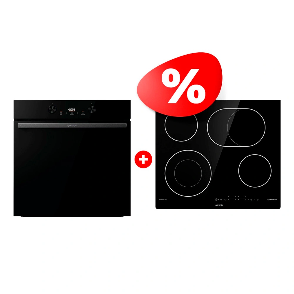 Комплект Электрическая варочная поверхность Gorenje ECT643SYB + Духовой шкаф Gorenje BOS6737E20FBG  - фото 2