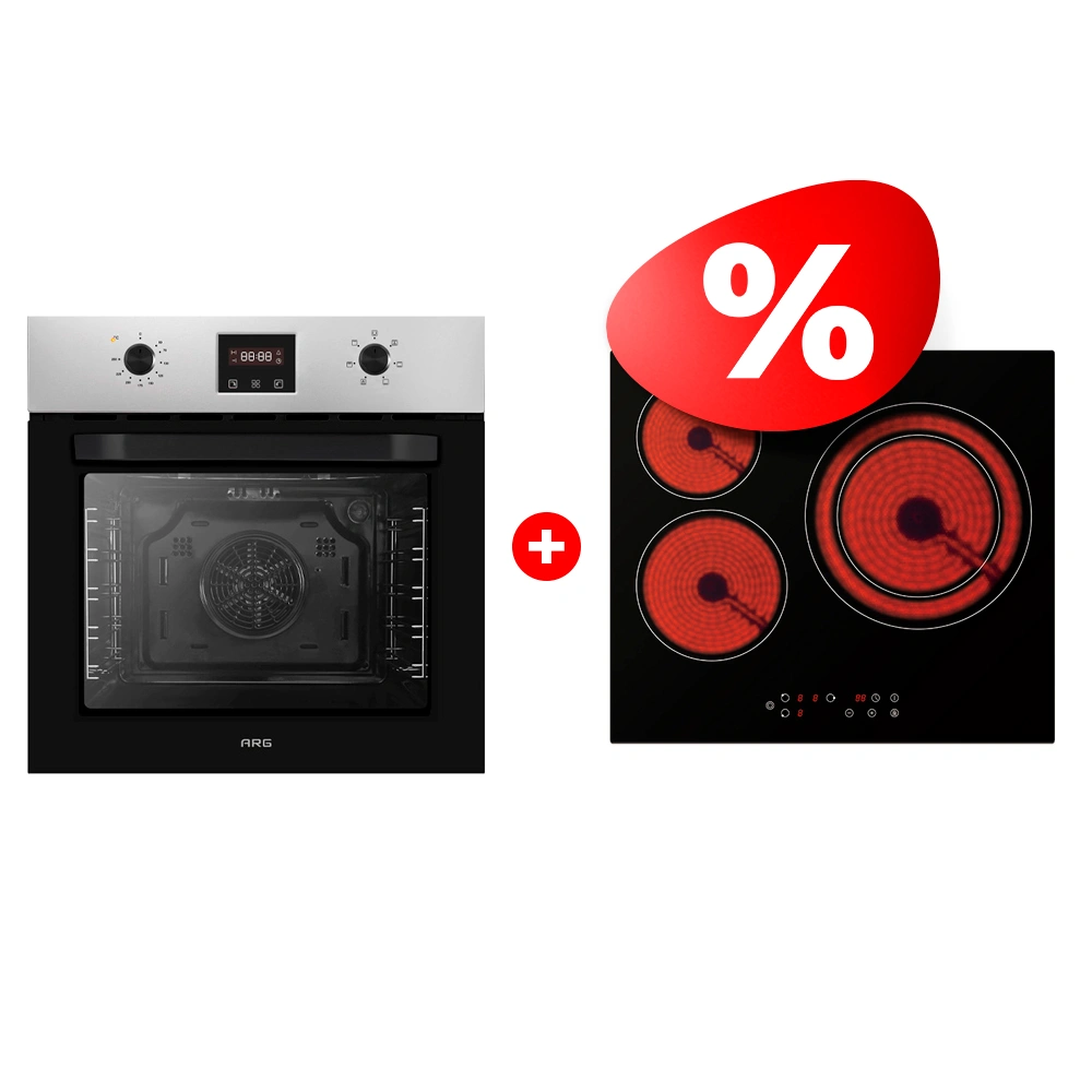 Комплект Стеклокерамическая варочная поверхность ARG YL-CT5401D + Встраиваемый духовой шкаф ARG AD7006S05 