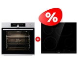 Комплект Электрическая варочная поверхность Gorenje ECS643BCSC + Встраиваемый духовой шкаф Gorenje BSA6747A04X 