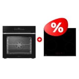 Комплект Стеклокерамическая варочная поверхность Haier HHY-C64RVB + Встраиваемый духовой шкаф Haier HOQ-P16AS5GB 