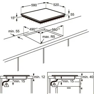 Индукционная варочная поверхность Electrolux EHI9654HFK