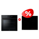 Жиынтық Haier шыны керамикалық плитасы HHY-C64ROVB + Haier Кіріктірілетін пеші HOQ-K4AAN3GB 