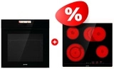 Комплект Электрическая варочная поверхность Gorenje ECT643BSC + Встраиваемый духовой шкаф Gorenje BOP798S37BG 