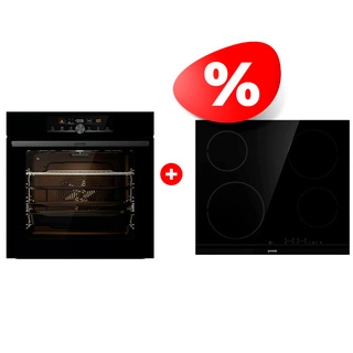 Жиынтық Стеклокерамическая варочная панель Gorenje ECT641BCSC + Gorenje Кіріктірілген пеш BPS6747A06BG 