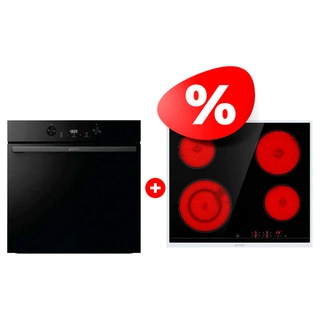 Жиынтық Gorenje электр пісіру беті ECT641BX + Встраиваемый духовой шкаф Gorenje BOS6737E05DBG 