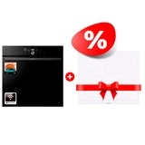 Жиынтық Gorenje электрлік пісіру беті ECT643WCSC + Gorenje кіріктірілетін электр пеші GO66E PIZZA350C 