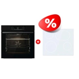 Жиынтық Gorenje электр пісіру беті ECT643SYW + Gorenjie электр пеші BO6737E06B 