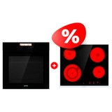 Комплект Электрическая варочная поверхность Gorenje ECT641BX + Встраиваемый духовой шкаф Gorenje BOP798S37BG