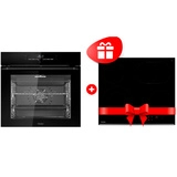 Жиынтық Haier шыны керамикалық плитасы HHY-C64ROVB + Кірістірілетін духовка шкафы HOQ-F6CASGB 