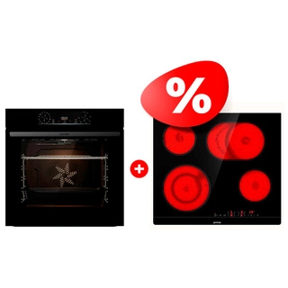 Комплект Электрическая варочная поверхность Gorenje ECT643BSC + Встраиваемый духовой шкаф Gorenje BO6737E02BG